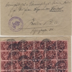 DR-Infla - 33x3 + 1 M. Dienst, Brief Potsdam - Berlin 2.5.23