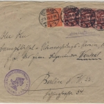 DR-Infla - 33x3 + 1 M. Dienst, Brief Potsdam - Berlin 2.5.23