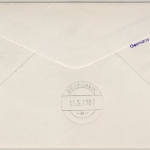 BRD - Jugend 1987 2x60 Pfg. a. Schmuck-FDC n. ISLAND (Ank.stpl.), ESST Bonn
