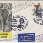 BRD - 400. Geb. Jan v. Werth 1991, 3x60 Pfg. a. FDC n. St. Pierre et Miquelon