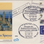 BRD - 2000 J. Speyer 1990, 2x60 Pfg. a. Schmuck-FDC n. St. Pierre et Miquelon