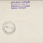 Berlin - Hist. Straßenpumpen 1983, 2x50 Pfg. a. Schmuck-FDC n. Griechenland
