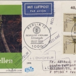 BRD - Libellen 1991, 2x80 Pfg. a. Schmuck-FDC n. Franz. Antillen