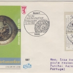 Berlin - Wohlfahrt (Silber- u. Goldschmiedekunst) 1987, 2x50 Pfg. a. Schmuck-FDC