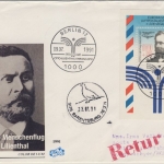 BRD - Lilienthal'91 (Ausstellung), Schmuck-FDC n. Norwegen - ESST Berlin