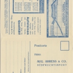 DR - Hamburg 1, 3 Pfg. Gebühren-Freistempel, illustr. Drucksachenkarte 1931