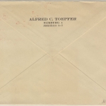 DR - Hamburg 1, 8 Pfg. AFS "Auslands-Weizen Toepfer", Ortbrief 1932