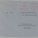 DR - Hamburg 1, 8 Pfg. AFS "Montanhof", Ortsbrief 1933 - ohne Inhalt