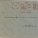 DR - Hamburg 11, 8 Pfg. AFS "Rechtsanwälte", Ortsbrief 1933