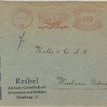 DR - Hamburg 11, 12 Pfg. AFS "Speditionszentrale Welserhaus", Brief n. Wiesbaden