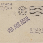 BRD/USA - 6 C. US GA-Umschlag, US-Army/APO 751 (Hamburg) - Monterey 1951