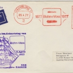 BRD - Hamburg 11, 45 Pfg. AFS "Blohm & Voss", Lupo-Drucks-Brief n. ÖSTERREICH