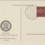 BRD - Hamburg 36, "75 J. Hbg.-Altonaer BSV", Sonderkarte + SST 1960