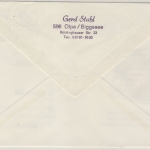 Berlin - Hamburg 36 NORDPOSTA, Privat-GA-Umschlag + Zusatz, Einschreibebrief n.