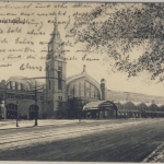 Hamburg - hauptbahnhof, sw-Ansichtskarte, gelaufen 1907, Verlag Gebr. Israel
