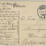 Hamburg - hauptbahnhof, sw-Ansichtskarte, gelaufen 1907, Verlag Gebr. Israel