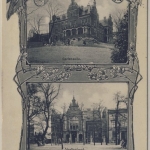 Hamburg - Altona, Generalkommando - sw-Ansichtskarte, gelaufen 1914