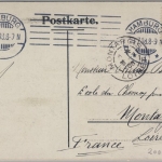 Hamburg - St. Pauli Fährhaus, farb. Ansichtskarte, gelaufen 1908 n. Frankreich