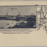Hamburg - Deutsche Eisenbahnen, Werbekarte (Fahrten n. Skandinavien), ungelaufen