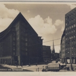 Hamburg - Chilehaus u. Sprinkenhof, sw-Fotokarte, gelaufen 1940