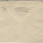 DR - 10 Pfg. Germania/Firmenlochung "GS", Brief Aue - Bassum 1912