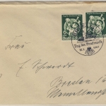 DR - Tag der Briefmarke 1941, 2x6 Pfg. a. Brief ESST Breslau - FDC !!!