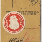 DR - Stadt Bonn, Papiersiegel a. Paketabschnitt 1901