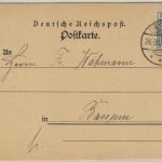 DR - Bassum 1907, Einladungskarte Kriegerverein Bassum u. Umgebung