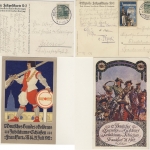 DR - 17. Dt. Bundes u. Goldenes Jub.Schießen Frankfurt a.M. 1912, 2 Sonderkarten