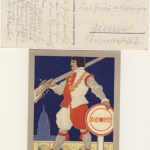 DR - 17. Dt. Bundes u. Goldenes Jub.Schießen Frankfurt a.M. 1912, 2 Sonderkarten