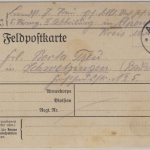 DR - Alpen 1916, K1 a. Feldpostkarte n. Schwetzingen - Vordruckkarte