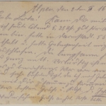 DR - Alpen 1916, K1 a. Feldpostkarte n. Schwetzingen - Vordruckkarte