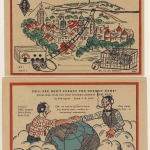 Kontrollrat - 1. Tagung d. Dt. Kurzwellenamateure Stuttgart 1947 2 Sonderkarten