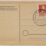 Kontrollrat - 1. Tagung d. Dt. Kurzwellenamateure, Stuttgart 1947, Sonderkarte