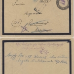 Kontrollrat - Gebühr bezahlt L2 PA-Stpl. Trauerbrief Unna - Dortmund 1946