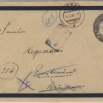 Kontrollrat - Gebühr bezahlt L2 PA-Stpl. Trauerbrief Unna - Dortmund 1946