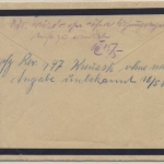 Kontrollrat - Gebühr bezahlt L2 PA-Stpl. Trauerbrief Unna - Dortmund 1946