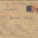 DR - 2x50+20 Pfg. Korbdeckel, Wertbrief Olbernhau - Riesa 1924 - Beanstandet !!