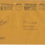 DR - 3 Pfg. Hindenburg, Perfin "FA" Drucksachenbrief Nürnberg - Prien 1936