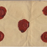 DR - 50 Pfg. Wertbrief Kleinlaufenburg n. Vollme 1883 - ohne Inhalt