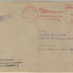 DDR - 5 Pfg. AFS VEH Automot, Drucksache Heidenau (Sachsen) - Senftenberg 1963