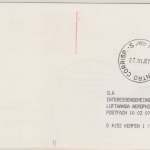 BRD - Lufthansa Erstflug Düsseldorf Turin ILA-Zuleitung Lupo-Karte Kempen 1987