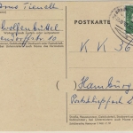 BRD - Bahnpost Braunschweig - Altenbeken, Zug 000787, 1959 - Karte v.
