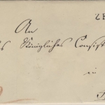 Hannover - Zeven, L1 a. Briefhülle n. Stade, ohne Inhalt (ca. 1849)