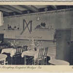 DR - Landpost-Ra2 Klingberg über Pönitz, Karte n. Bad Mergentheim 1936