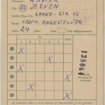 BRD - 10 Pfg. Heuss Funklotterie GA-Karte, Zeven - Hamburg 1958