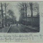 Lensahn - Gruss aus-Karte, Straßenansicht, gelaufen 1898