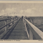 Scharbeutz - Asichtskarte Dampferbrücke, ungelaufen ca. 1930