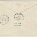 BRD - Bodensee Schiffspost DS Stadt Überlingen Luftpostbrief n. FRANKREICH 1963