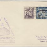 Österreich - Bodensee Schiffspost MS Schwaben Drucksache Bregenz 1963 n.